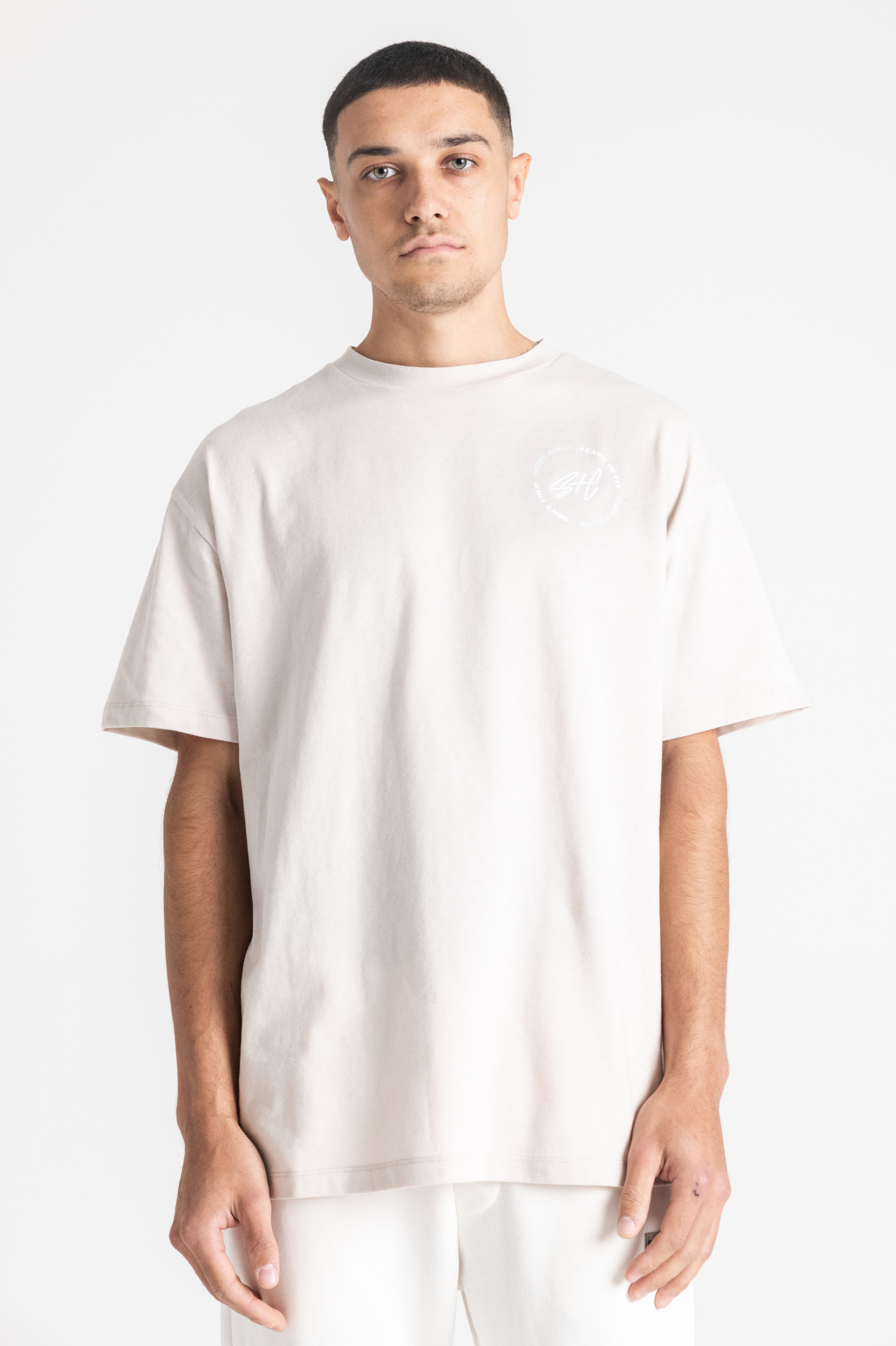 Oversized Beige T-Shirt (Unisex)